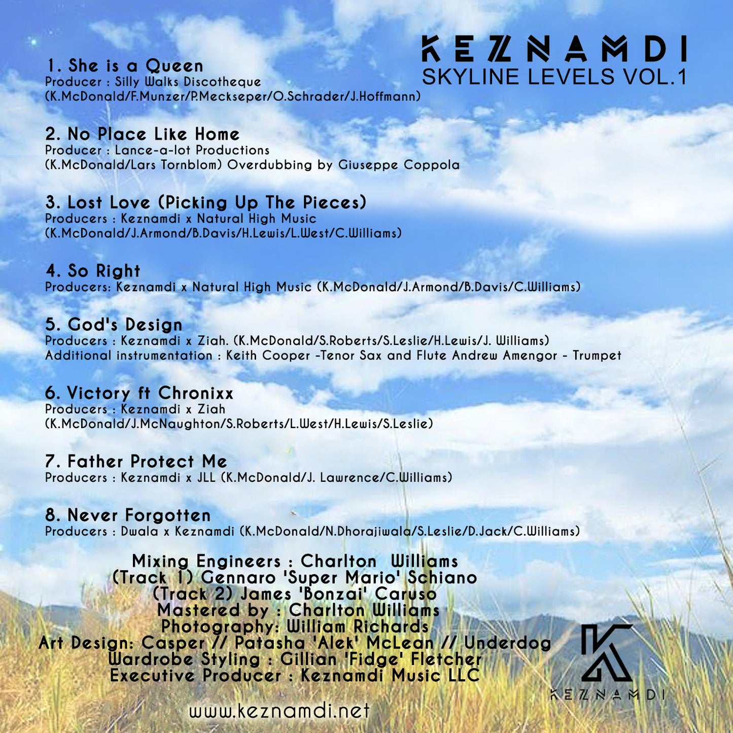 Keznamdi 'Skyline Levels' Vol.1 E.P. (CD)